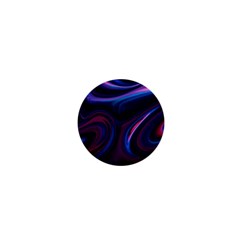 Purple Blue Swirl Abstract 1  Mini Buttons