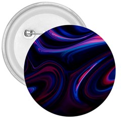 Purple Blue Swirl Abstract 3  Buttons