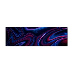 Purple Blue Swirl Abstract Sticker (bumper)