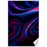 Purple Blue Swirl Abstract Canvas 20  x 30  19.62 x28.9  Canvas - 1