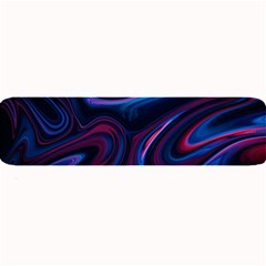 Purple Blue Swirl Abstract Large Bar Mat