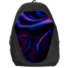 Purple Blue Swirl Abstract Backpack Bag