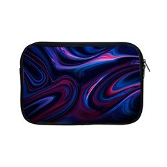 Purple Blue Swirl Abstract Apple Ipad Mini Zipper Cases