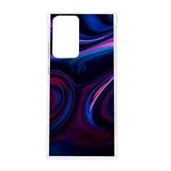 Purple Blue Swirl Abstract Samsung Galaxy Note 20 Ultra Tpu Uv Case by Jancukart