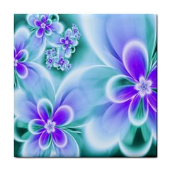 Abstract Flowers Flower Abstract Tile Coaster