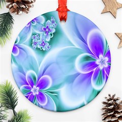 Abstract Flowers Flower Abstract Ornament (round)