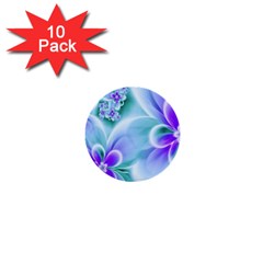 Abstract Flowers Flower Abstract 1  Mini Buttons (10 Pack)  by Jancukart