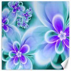 Abstract Flowers Flower Abstract Canvas 12  X 12 