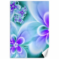 Abstract Flowers Flower Abstract Canvas 12  X 18 