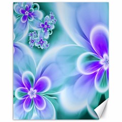 Abstract Flowers Flower Abstract Canvas 11  X 14 