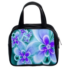 Abstract Flowers Flower Abstract Classic Handbag (two Sides)