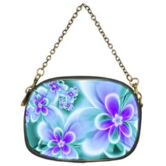 Abstract Flowers Flower Abstract Chain Purse (one Side)