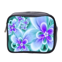 Abstract Flowers Flower Abstract Mini Toiletries Bag (two Sides)