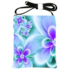 Abstract Flowers Flower Abstract Shoulder Sling Bag