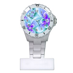 Abstract Flowers Flower Abstract Plastic Nurses Watch