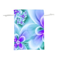 Abstract Flowers Flower Abstract Lightweight Drawstring Pouch (s)