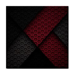 Red Black Abstract Pride Abstract Digital Art Tile Coaster