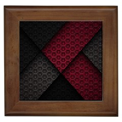 Red Black Abstract Pride Abstract Digital Art Framed Tile by Jancukart