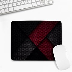 Red Black Abstract Pride Abstract Digital Art Small Mousepad