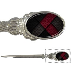 Red Black Abstract Pride Abstract Digital Art Letter Opener by Jancukart