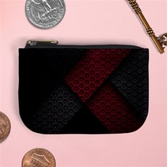 Red Black Abstract Pride Abstract Digital Art Mini Coin Purse by Jancukart