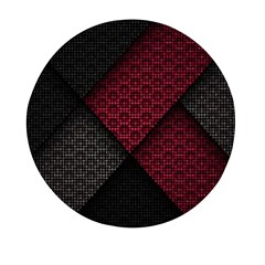 Red Black Abstract Pride Abstract Digital Art Mini Round Pill Box by Jancukart