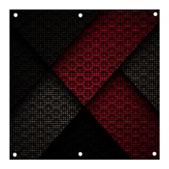 Red Black Abstract Pride Abstract Digital Art Banner And Sign 3  X 3  by Jancukart