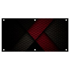 Red Black Abstract Pride Abstract Digital Art Banner And Sign 4  X 2 