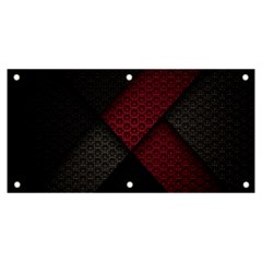 Red Black Abstract Pride Abstract Digital Art Banner And Sign 6  X 3  by Jancukart