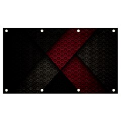 Red Black Abstract Pride Abstract Digital Art Banner And Sign 7  X 4  by Jancukart