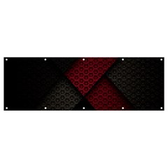 Red Black Abstract Pride Abstract Digital Art Banner And Sign 12  X 4 