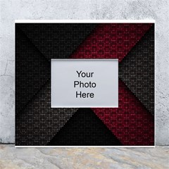 Red Black Abstract Pride Abstract Digital Art White Wall Photo Frame 5  X 7 