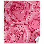 Pink Roses Pattern Floral Patterns Canvas 20  x 24  19.57 x23.15  Canvas - 1