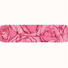 Pink Roses Pattern Floral Patterns Large Bar Mat