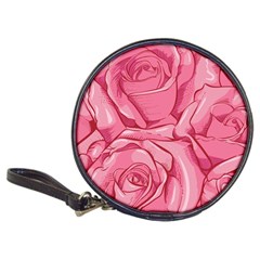 Pink Roses Pattern Floral Patterns Classic 20-cd Wallets