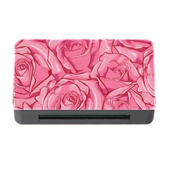 Pink Roses Pattern Floral Patterns Memory Card Reader With Cf by Jancukart