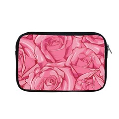 Pink Roses Pattern Floral Patterns Apple Macbook Pro 13  Zipper Case by Jancukart