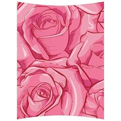 Pink Roses Pattern Floral Patterns Back Support Cushion by Jancukart