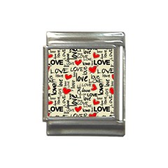 Love Abstract Background Textures Creative Grunge Italian Charm (13mm)