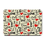 Love Abstract Background Textures Creative Grunge Small Doormat 24 x16  Door Mat