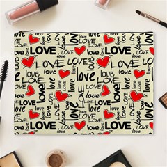 Love Abstract Background Textures Creative Grunge Cosmetic Bag (xl)