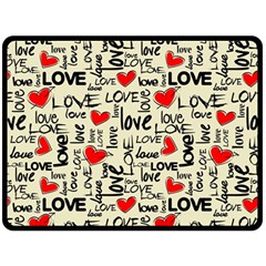 Love Abstract Background Textures Creative Grunge Fleece Blanket (large)