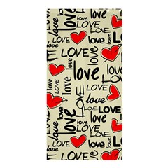 Love Abstract Background Textures Creative Grunge Shower Curtain 36  X 72  (stall)  by Jancukart