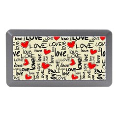 Love Abstract Background Textures Creative Grunge Memory Card Reader (mini)