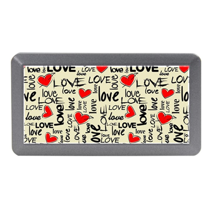 Love Abstract Background Textures Creative Grunge Memory Card Reader (Mini)