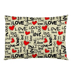 Love Abstract Background Textures Creative Grunge Pillow Case (two Sides)