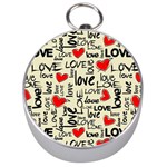 Love Abstract Background Textures Creative Grunge Silver Compasses Front