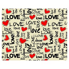 Love Abstract Background Textures Creative Grunge Two Sides Premium Plush Fleece Blanket (medium)