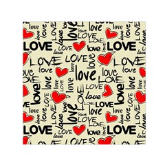 Love Abstract Background Textures Creative Grunge Square Satin Scarf (30  X 30 )