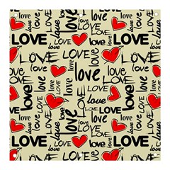 Love Abstract Background Textures Creative Grunge Banner And Sign 3  X 3 